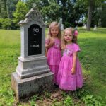 Girls Visit Dad’s grave to ‘Show’ Their New Dresses